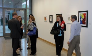 Image of Visitors in Gallery