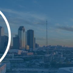 Three Truths graphic featuring the Downtown Houston Skyline