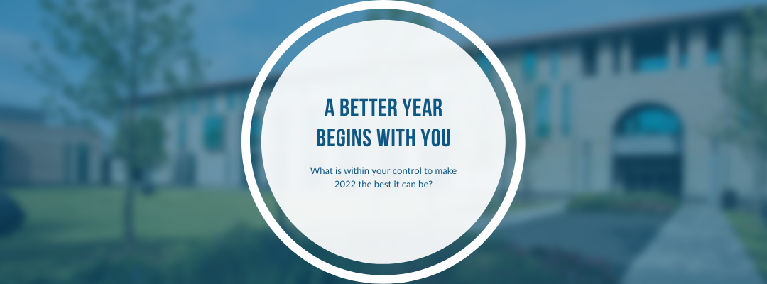 A Better Year Begins With You graphic featuring Rice's Anderson Clarke-Center