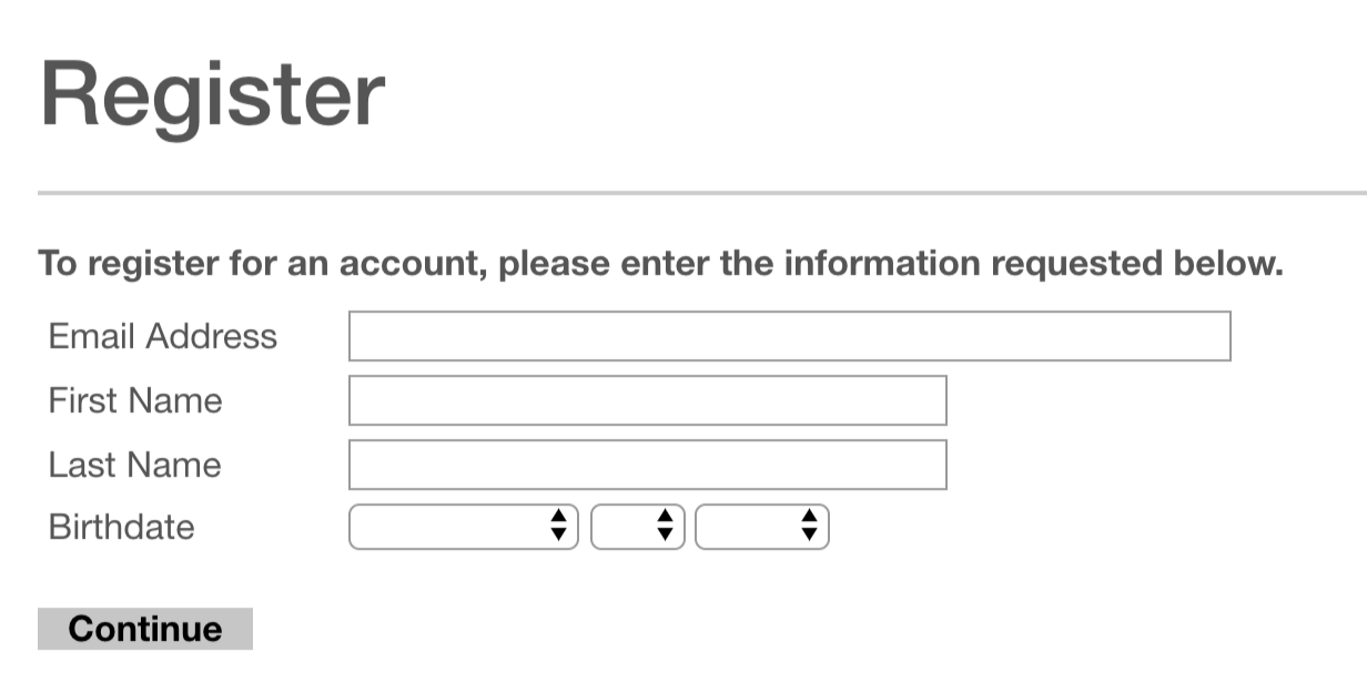 Register Log In 