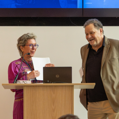 2025 Sydney Thomson Brown Award, Rita Swinford with instructor Peter Brown