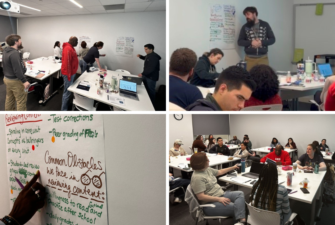 A selection of images from the 2025-26 "AP Community of Practice."