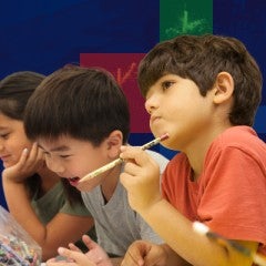 Banner image featuring young children smiling